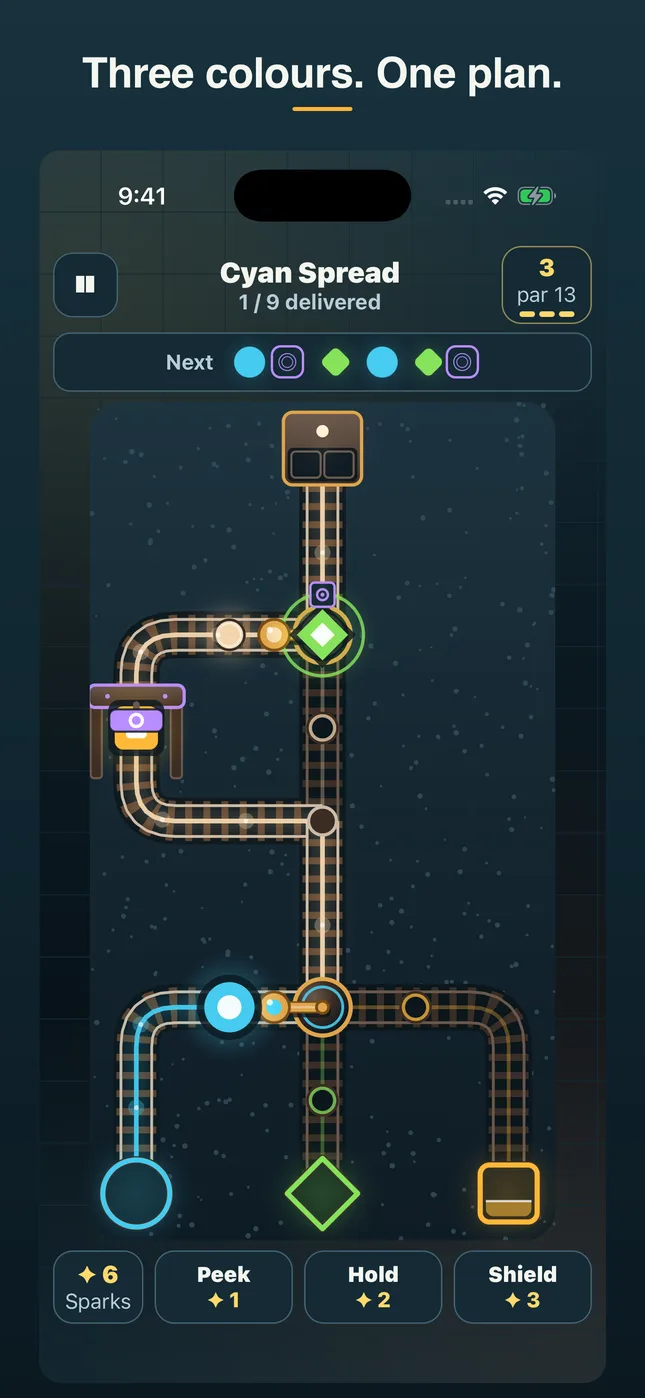 Three colours. One plan.
