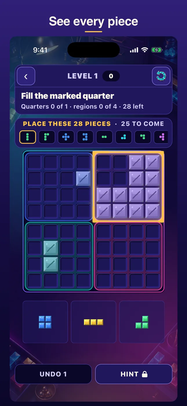 See every piece