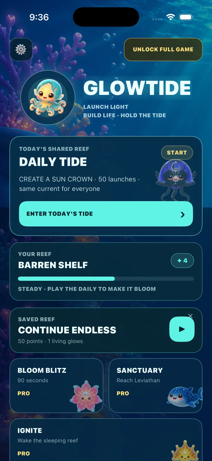 Glowtide screen 2