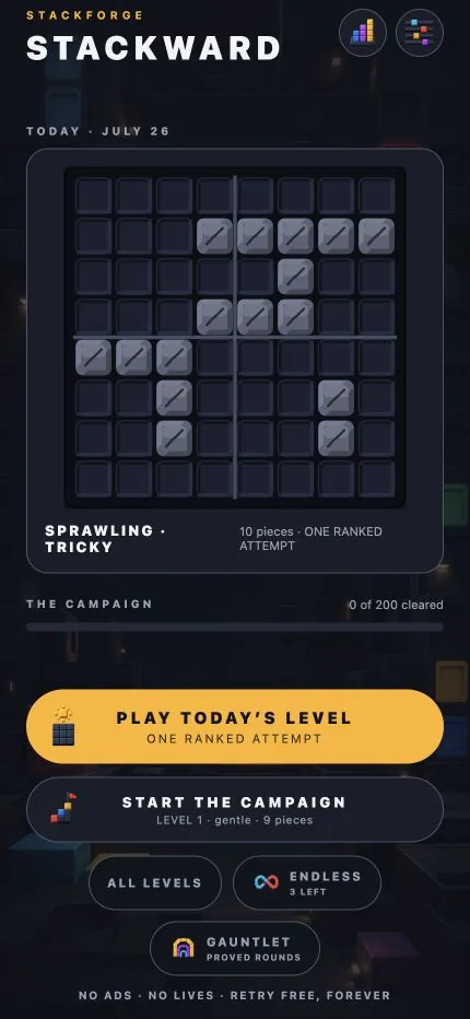 Stackward screen 1